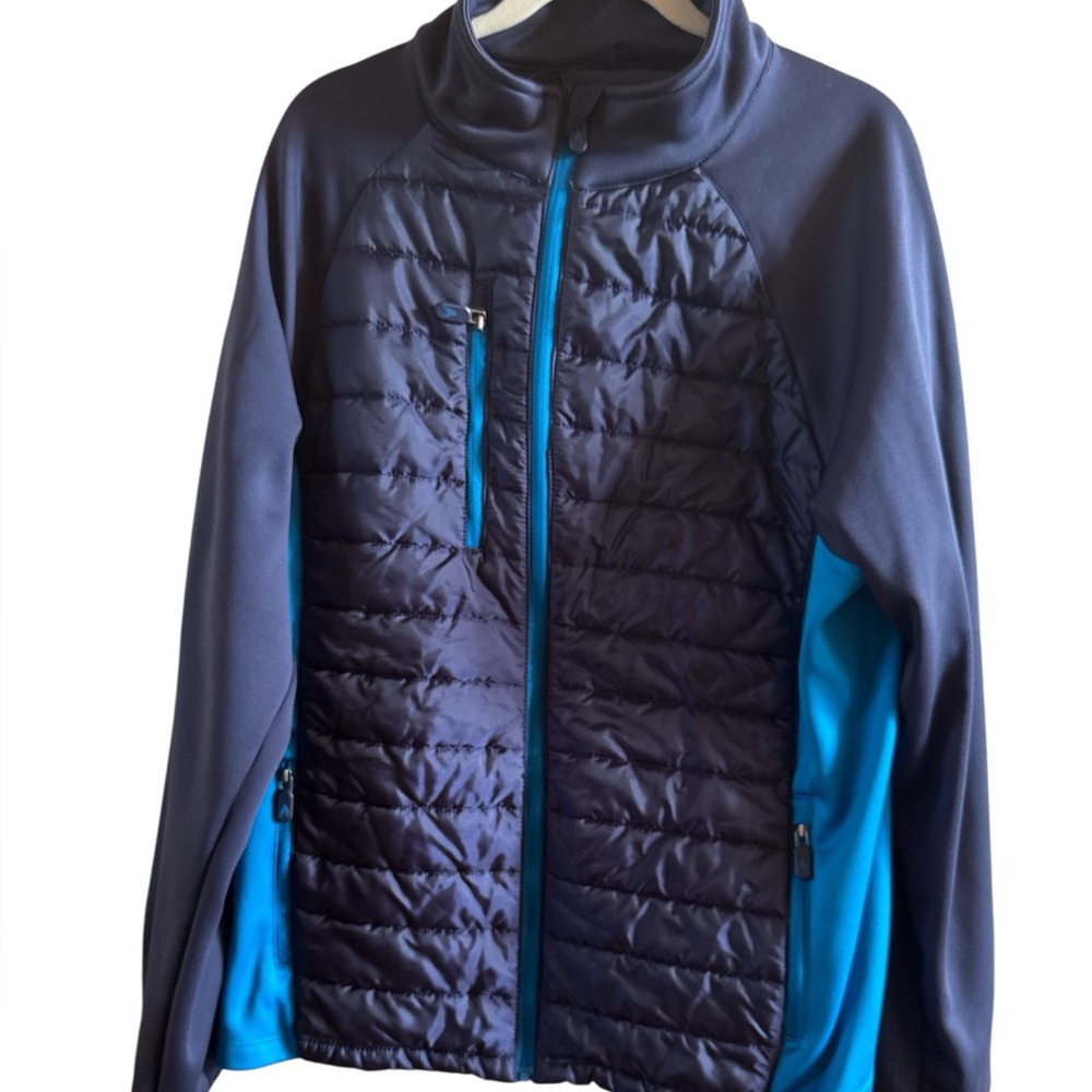 Royal & Awesome Men’s Size XL‎ Performance Golf Quilted Jacket Navy Royal Blue